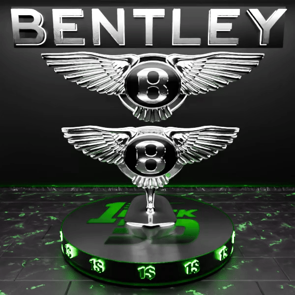 🟢 BENTLEY Car SUV Logo Emblem Badge Sign Crest Symbol Mark Insignia