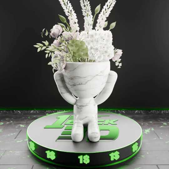 🟢 Cute Human Figure Robert Vase Planter #1