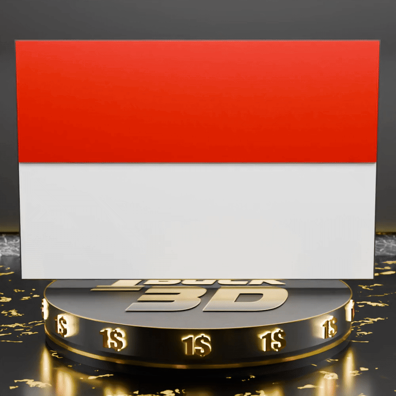 🟠The National Flag of Indonesia
