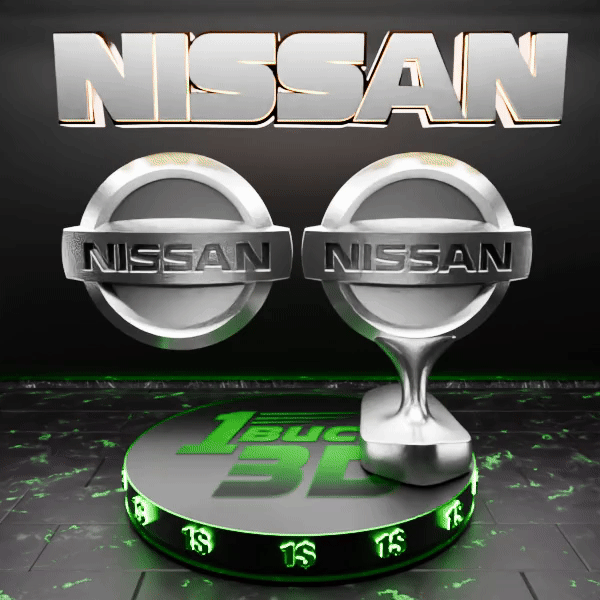 🟢 NISSAN Car SUV Logo Emblem Badge Sign Crest Symbol Mark Insignia
