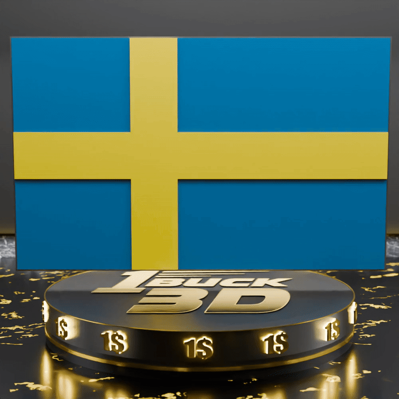 🟠The National Flag of Sweden