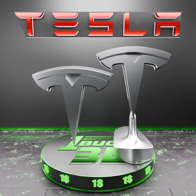 🟢 TESLA Car SUV Logo Emblem Badge Sign Crest Symbol Mark Insignia