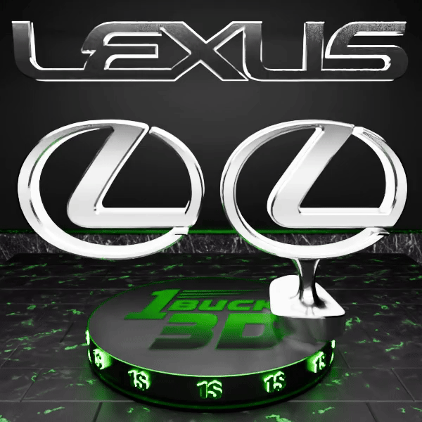 🟢 LEXUS Car SUV Logo Emblem Badge Sign Crest Symbol Mark Insignia