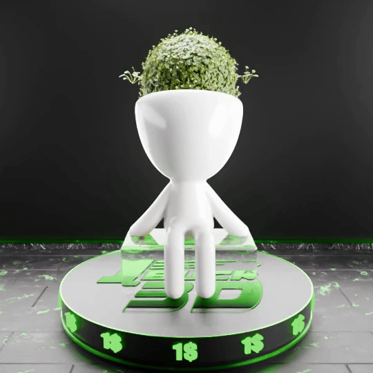 🟢 Cute Human Figure Robert Vase Planter #2