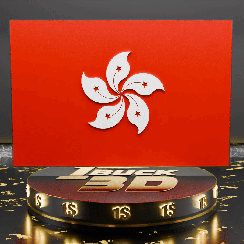 🟠The National Flag of Hong Kong