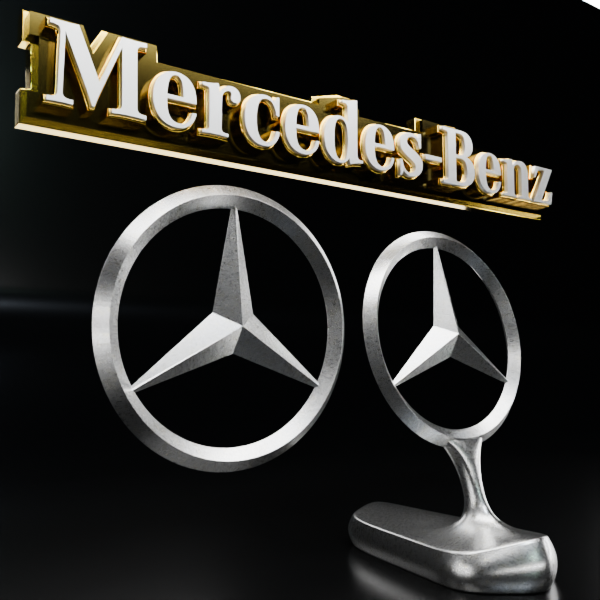 🟢 MERCEDES BENZ Car SUV Logo Emblem Badge Sign Crest Symbol Mark Insignia