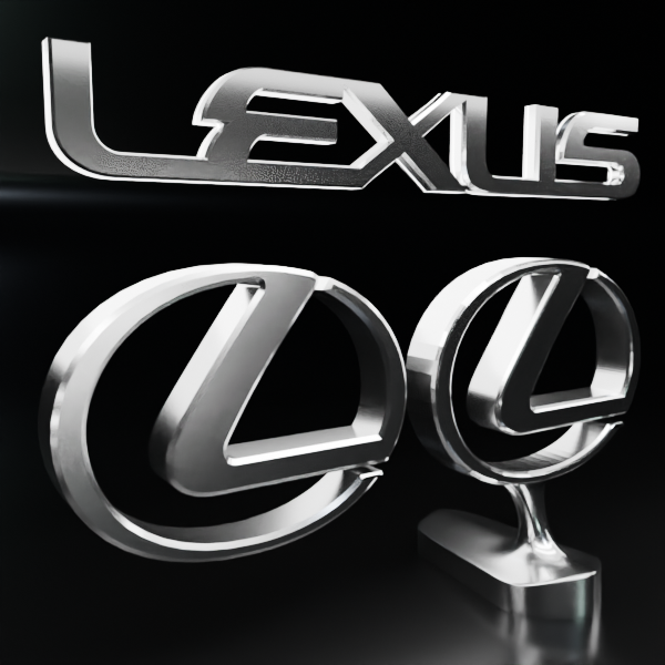 🟢 LEXUS Car SUV Logo Emblem Badge Sign Crest Symbol Mark Insignia