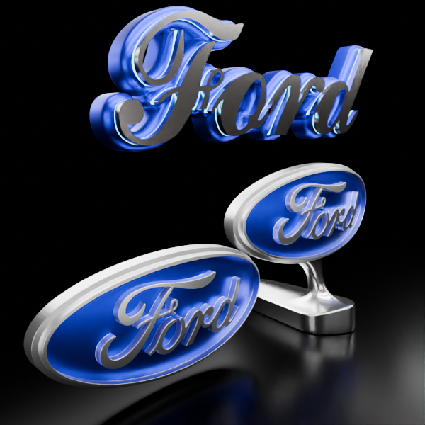 🟢 FORD Car SUV Logo Emblem Badge Sign Crest Symbol Mark Insignia