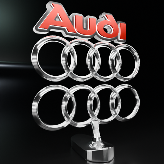 🟢 AUDI Car SUV Logo Emblem Badge Sign Crest Symbol Mark Insignia