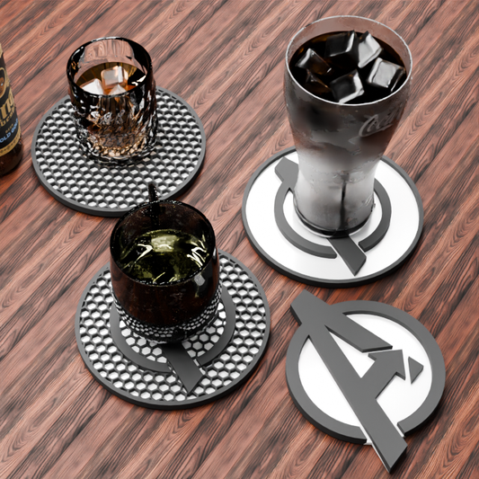 🟠 Avengers Logo and Honeycomb Table Coaster