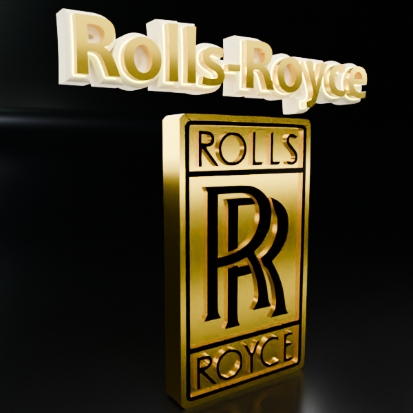 🟢 ROLLS ROYCE Car SUV Logo Emblem Badge Sign Crest Symbol Mark Insignia