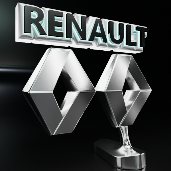🟢 RENAULT Car SUV Logo Emblem Badge Sign Crest Symbol Mark Insignia