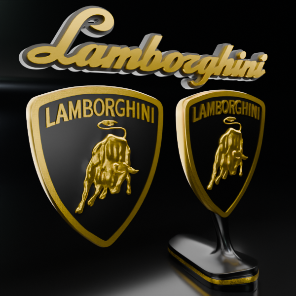 🟢 LAMBORGHINI Car SUV Logo Emblem Badge Sign Crest Symbol Mark Insignia