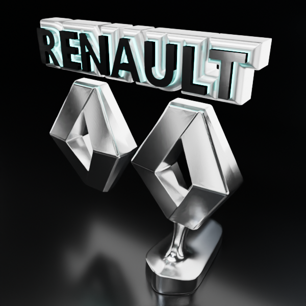 🟢 RENAULT Car SUV Logo Emblem Badge Sign Crest Symbol Mark Insignia