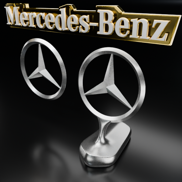 🟢 MERCEDES BENZ Car SUV Logo Emblem Badge Sign Crest Symbol Mark Insignia