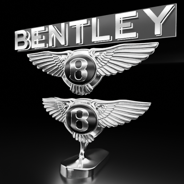 🟢 BENTLEY Car SUV Logo Emblem Badge Sign Crest Symbol Mark Insignia