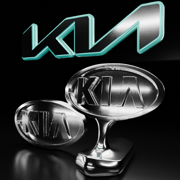 🟢 KIA Car SUV Logo Emblem Badge Sign Crest Symbol Mark Insignia