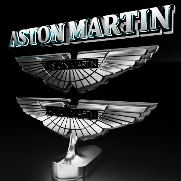 🟢 ASTON MARTIN Car SUV Logo Emblem Badge Sign Crest Symbol Mark Insignia