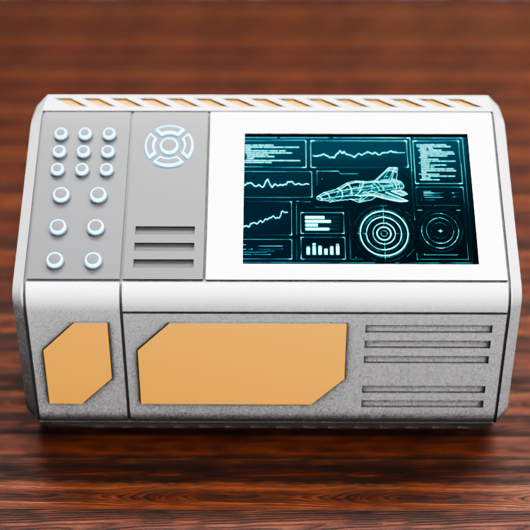 🟠Sci-Fi Control Panel for 3.75" (1:18) Figure Dioramas
