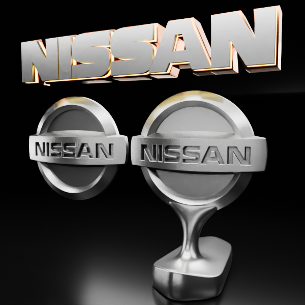 🟢 NISSAN Car SUV Logo Emblem Badge Sign Crest Symbol Mark Insignia
