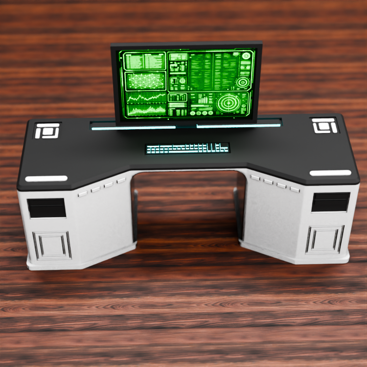 🟠Sci-Fi Lab Table for 3.75" (1:18) Figure Dioramas