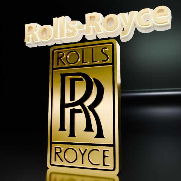🟢 ROLLS ROYCE Car SUV Logo Emblem Badge Sign Crest Symbol Mark Insignia