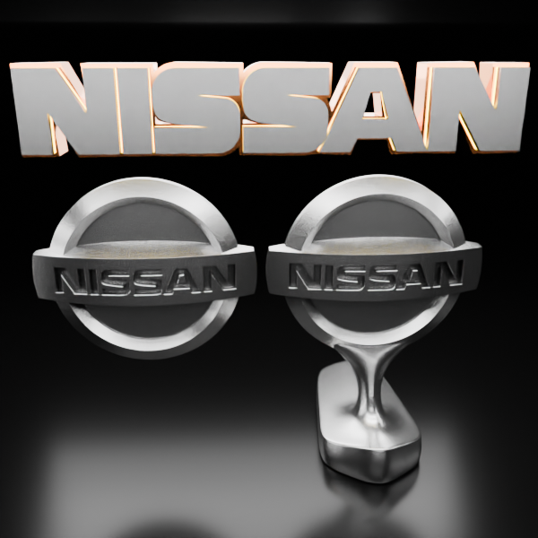 🟢 NISSAN Car SUV Logo Emblem Badge Sign Crest Symbol Mark Insignia
