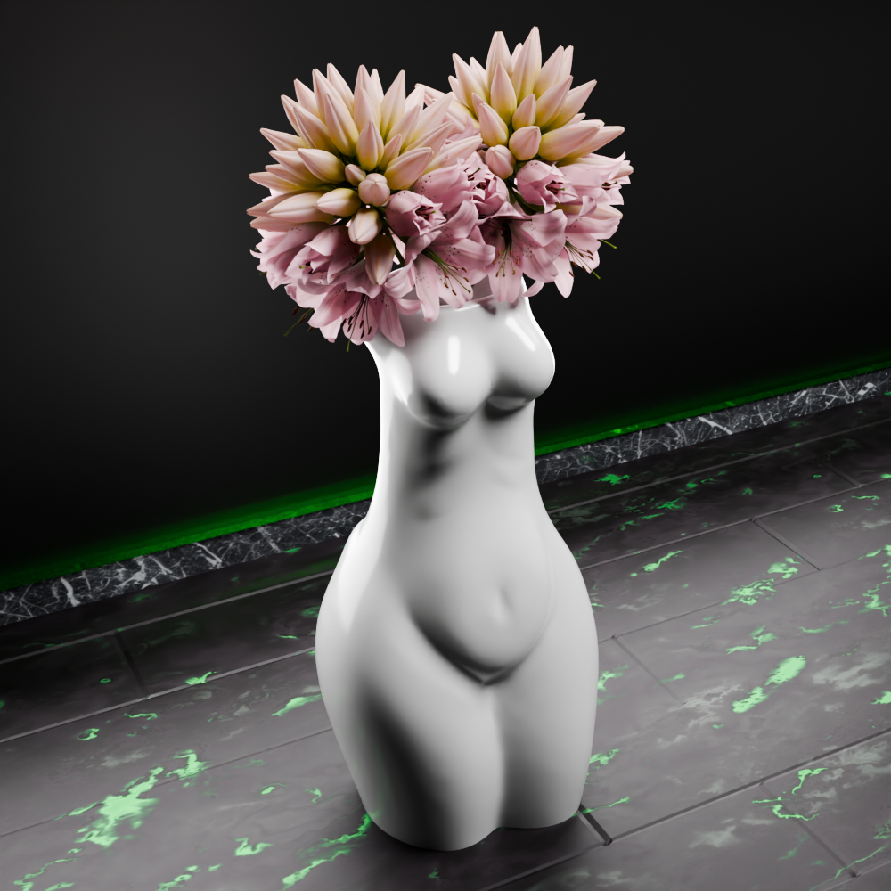 🟢 Perfect Shape Lovely Lady Woman Mannequin Vase