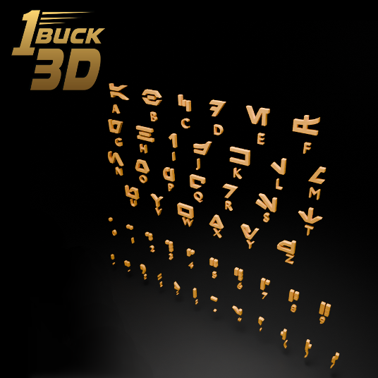 🟠Star Wars Aurebesh Alphabet, Numbers and Symbols