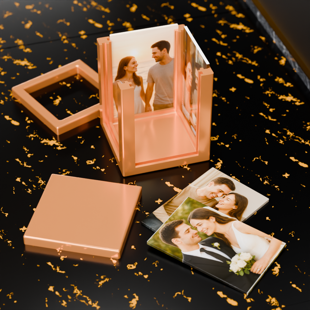 🟠Forever Love Photo Moments Memory Box Holder