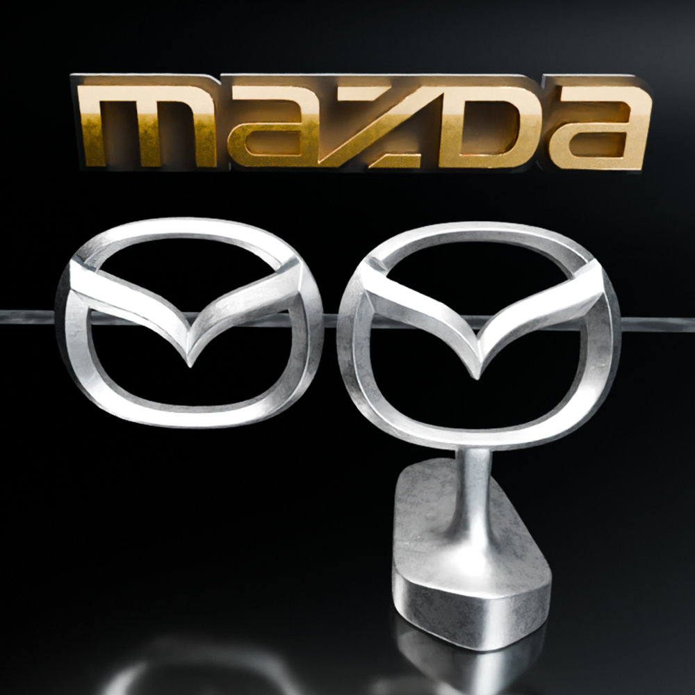 🟢 MAZDA Car SUV Logo Emblem Badge Sign Crest Symbol Mark Insignia