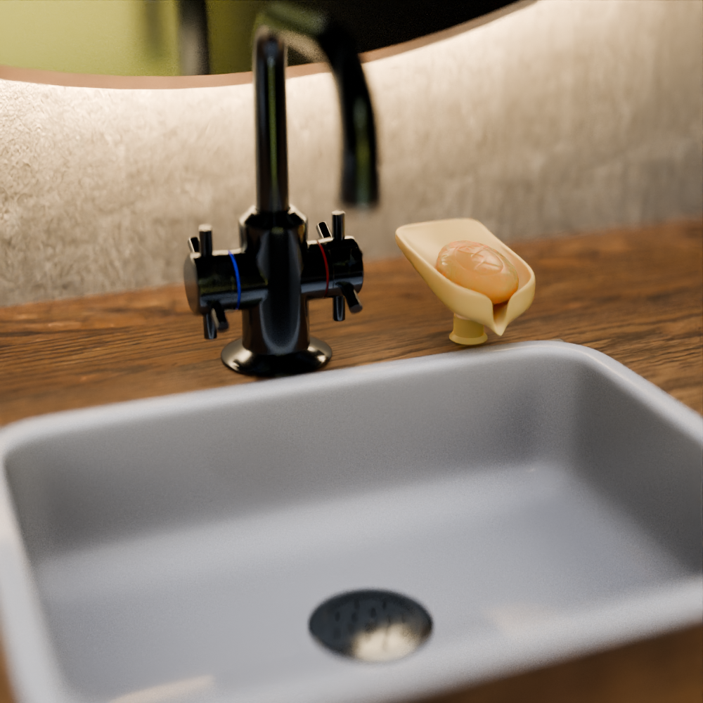 🟠Angled Draining Soap Dish Holder