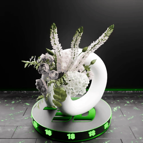 🟢 Spiral Curved Simple Minimalist Tube Vase #2