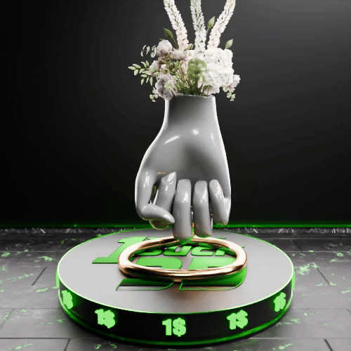 🟢 Cool Cute Hand Shaped Nordic Vase 4