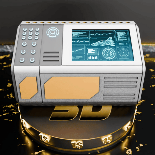 🟠 Sci-Fi Control Panel for 3.75" (1:18) Figure Dioramas