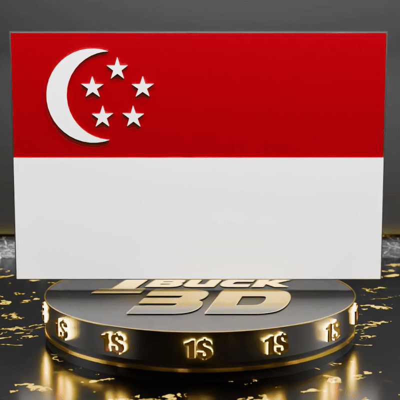 🟠 The National Flag of Singapore