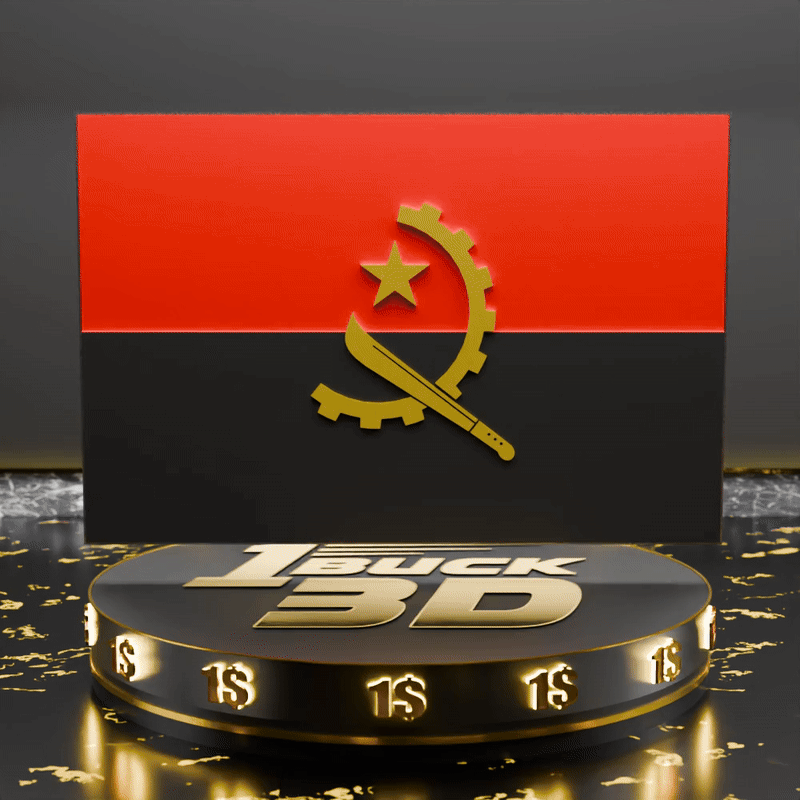 🟠 The National Flag of Angola