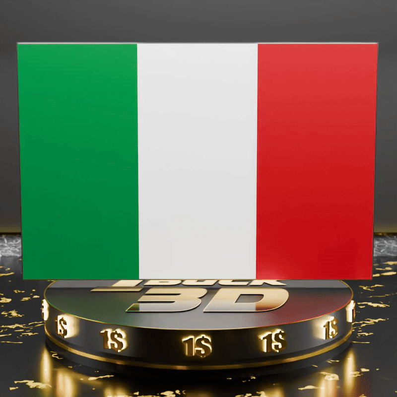 🟠 The National Flag of Italy