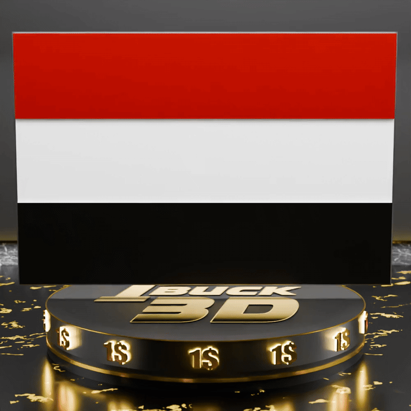 🟠 The National Flag of Yemen