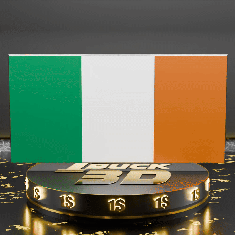 🟠 The National Flag of Ireland