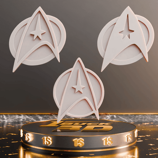 🟠 Star Trek Crew Starfleet Logo Emblem Insignia Badge
