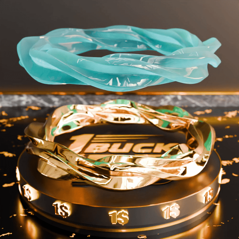 🟠 Twisted Cross Ring Bangal