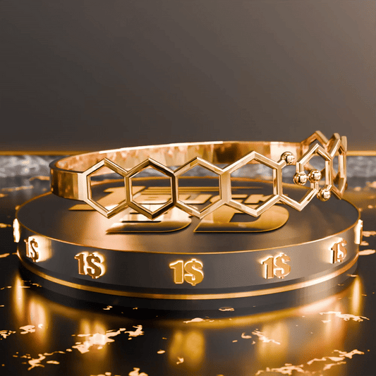 🟠 Honeycomb Hexagon Ring Bangal