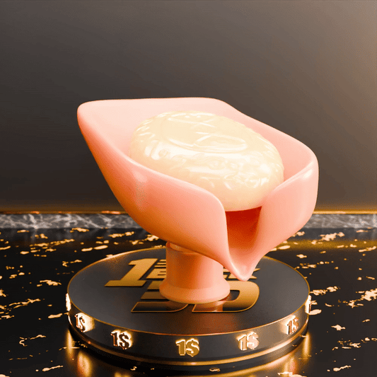 🟠 Angled Draining Soap Dish Holder