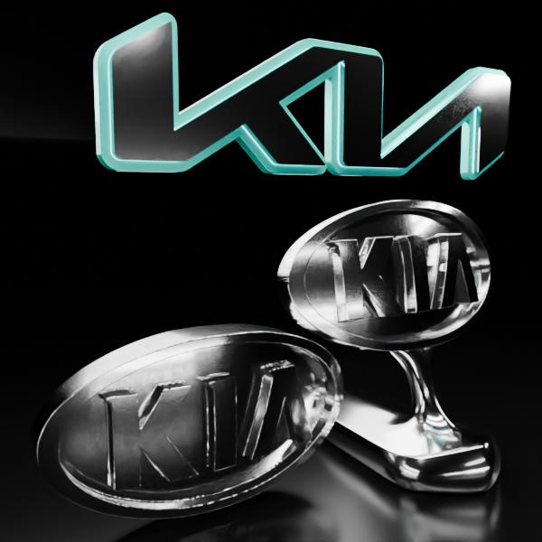 🟢 KIA Car SUV Logo Emblem Badge Sign Crest Symbol Mark Insignia