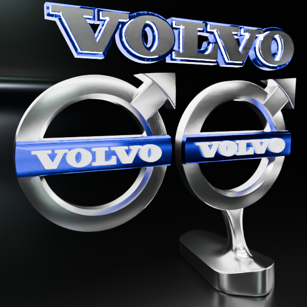 🟢 VOLVO Car SUV Logo Emblem Badge Sign Crest Symbol Mark Insignia