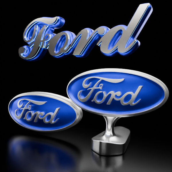 🟢 FORD Car SUV Logo Emblem Badge Sign Crest Symbol Mark Insignia