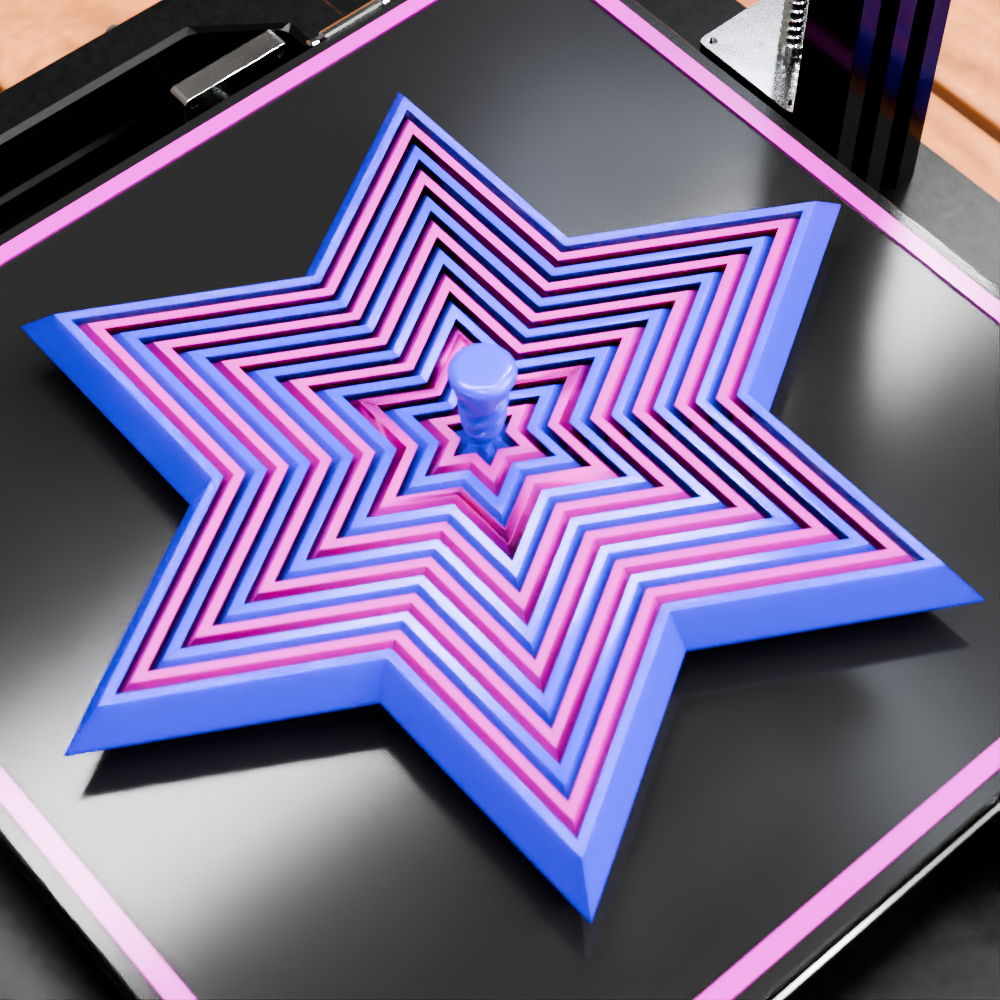 🟠 Expanded Sensory Star Satisfying Stress Releasing Fidget Toy