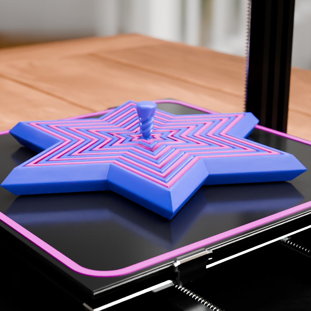 🟠 Expanded Sensory Star Satisfying Stress Releasing Fidget Toy