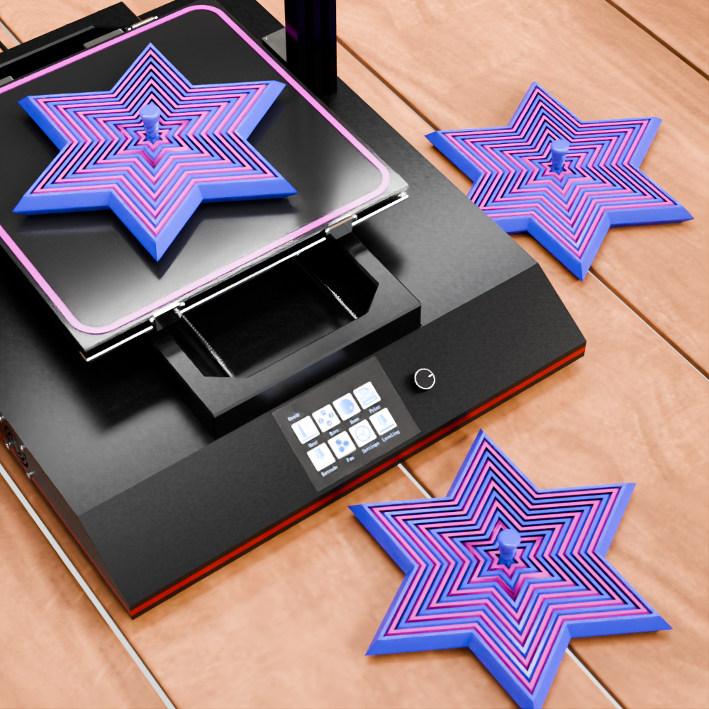 🟠 Expanded Sensory Star Satisfying Stress Releasing Fidget Toy